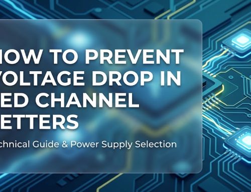 How to Prevent Voltage Drop in Long-Run LED Channel Letter Systems