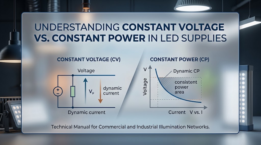 Understanding Constant Voltage vs. Constant Power in LED Supplies