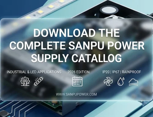 Download the Complete Sanpu Power Supply Catalog (کتالوج) for Industrial & LED Applications