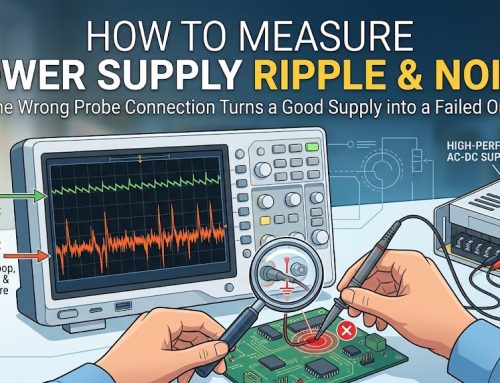 How to Measure Power Supply Ripple and Noise: One Wrong Probe Connection Turns a Good Supply Into a Failed One
